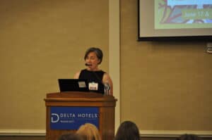 stephanie morton opening the conference