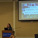 mary ellen lafromboise giving the opening blessing